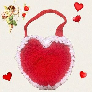 HANDMADE Heart Handbag